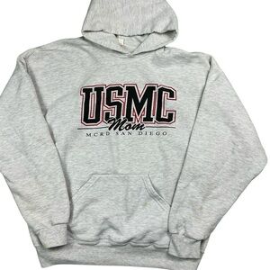 Vintage 90s US Marine Corps San Diego MOM hoodie women’s large